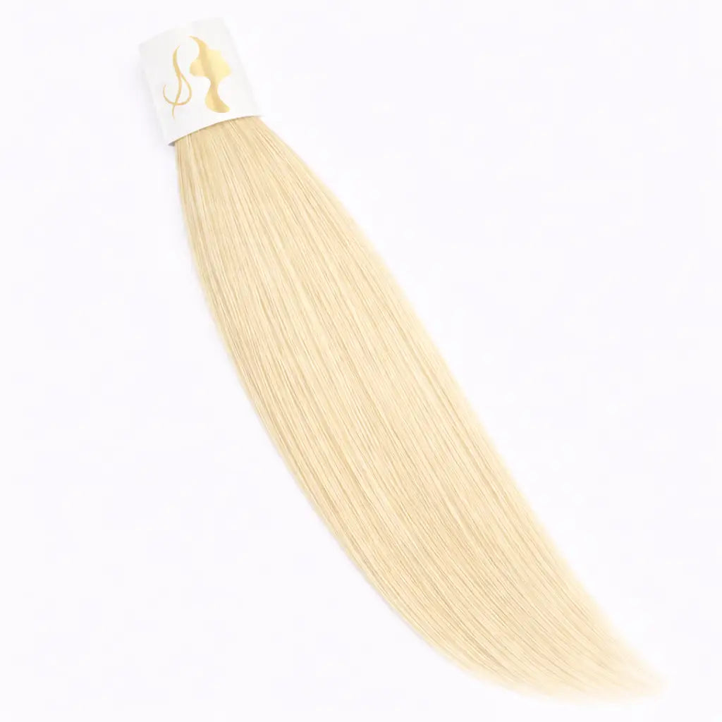 Extensions Lisses Blond Platine #613