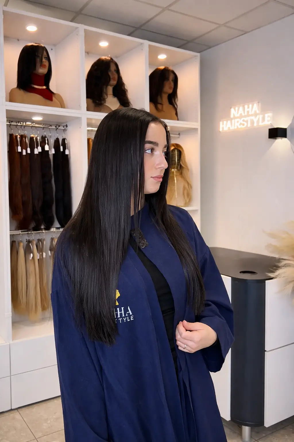 Extensions Lisses Brun Foncé #1B