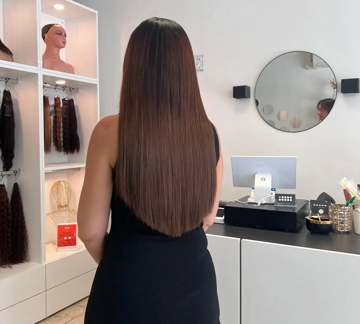 Extensions Raw Hair Lisse Châtain #4 - Chocolat Chaud - Nahahair