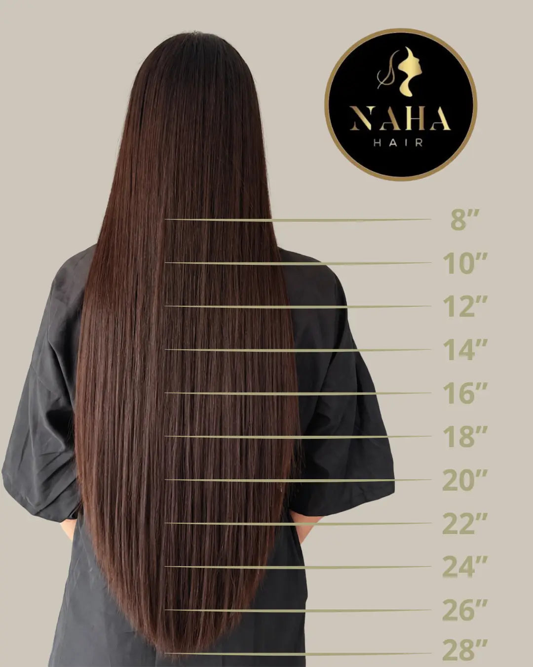 Extensions Cheveux Lisses NahaHair – Blond/Blanc #60, 100 % cheveux humains, texture premium