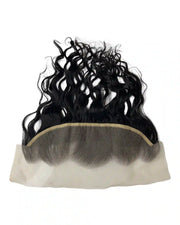Lace frontale 13x4 bouclée brun foncé #1B Cheveux Bruts 100% naturels. Ligne frontale naturelle, boucles définies, polyvalence maximale. Durée 3-5 ans. France.