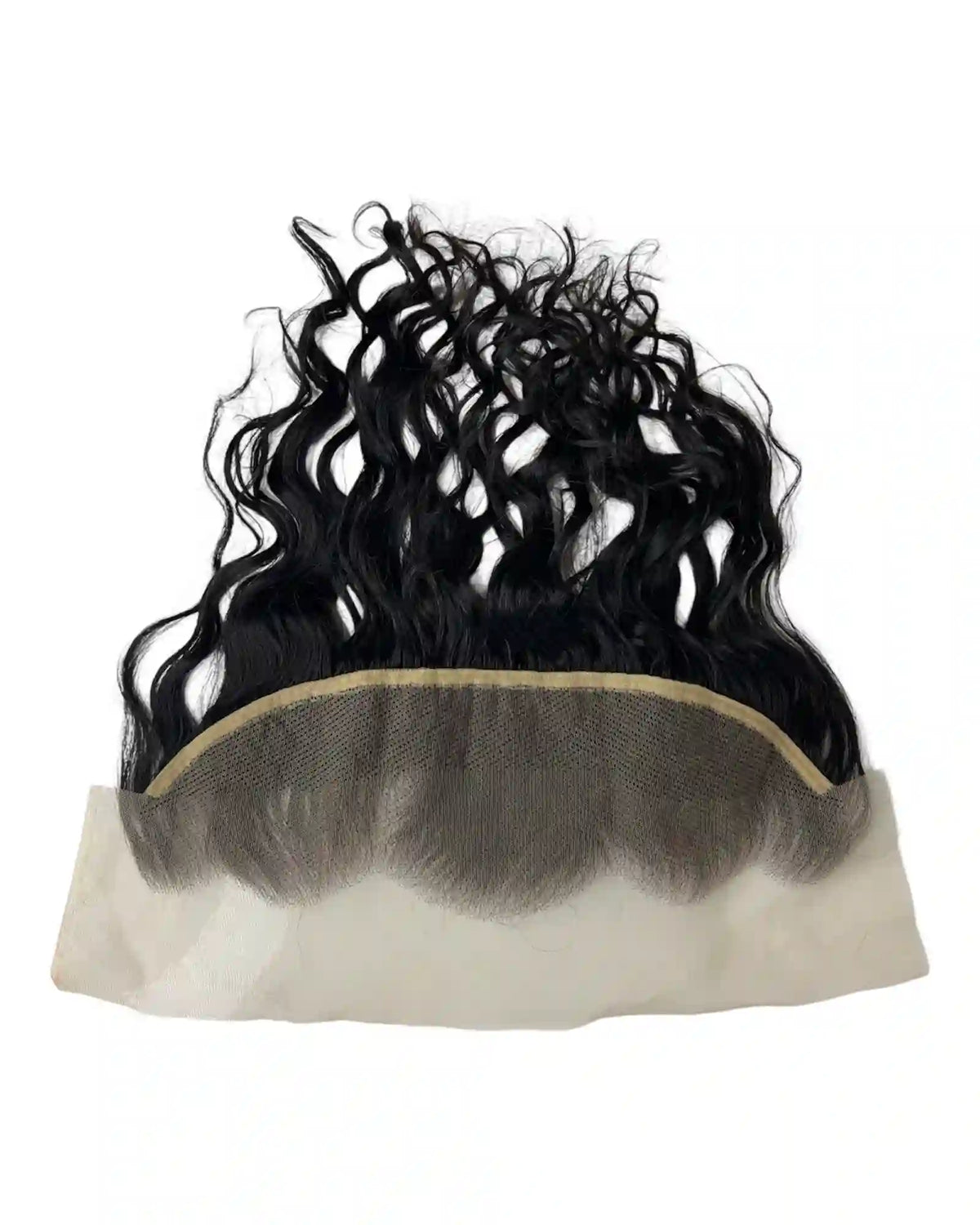 Lace frontale 13x4 bouclée brun foncé #1B Cheveux Bruts 100% naturels. Ligne frontale naturelle, boucles définies, polyvalence maximale. Durée 3-5 ans. France.