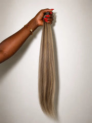 Extensions Raw Hair Lisses Méché #2/613 - Contraste Spectaculaire France